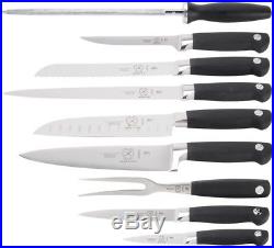 10 Piece Forged Knife Case Set Culinary Kitchen Roll Chef Strap Carrier Storage