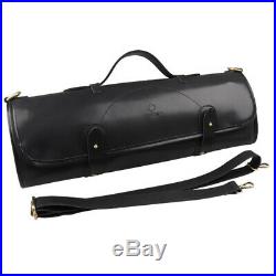 10 Slot Japanese Genuine Leather Chef Knife Roll Bag Leather Knives Storage Case