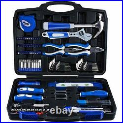 102p Home Repair Tool Kit for Home Maintenance with Plastic Toolbox Storage Case