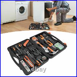 108pcs Household Tool Set Wth Storage Case Homeowner's Tool Kit with Drill