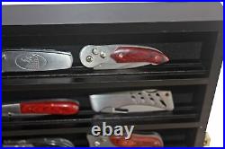 11 X 13.75 Knife Display Case Cabinet for a Small Collection of Knives Stor