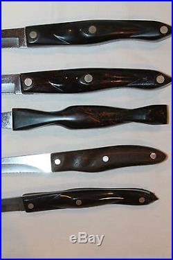 11pc Misc Cutco Knives and Storage Cases