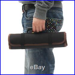 14 Pockets Chef Knife bag Carry Case Roll With Handles Kitchen Portable Storage