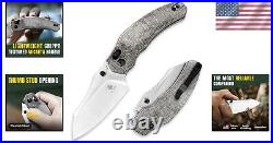 154CM Steel Bulldog Folding Knife Lightweight + Durable for Outdoor Adventures