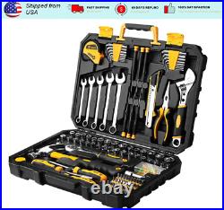 158PCS Tool Set General Household Hand Tool Kit, Auto Repair Set Storage Case