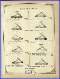 1894 PAPER AD 23 PG Simmons Keen Kutter Pocket Knife Knives Store Display Cases