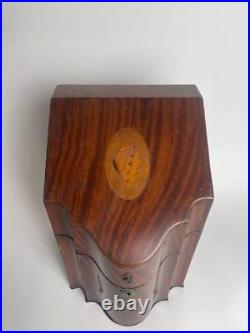 18th Century Georgian Knife Box with Shell Inlay 18th Century Georgian Knife Box with Shell Inlay