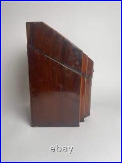 18th Century Georgian Knife Box with Shell Inlay 18th Century Georgian Knife Box with Shell Inlay