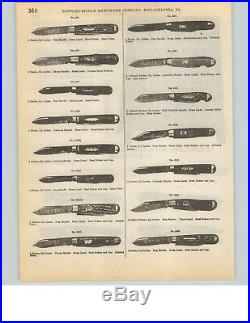 1927 PAPER AD 58 PG Ulster Store Display Case Showcase Pocket Knife Knives