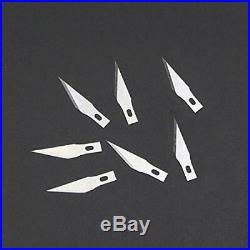 200 PCS Exacto Knife Blades High Carbon Steel #11 with Storage Case for Craft