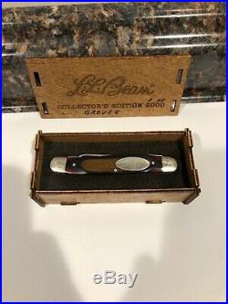 2000 L. L. Bean Collector's Edition Pocket Knife Wood Storage Case Grouse 1/1000