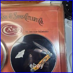 2002 CASE XX 6318, THE AUTUMN BONE STOCKMAN Pocket KNIFE, IN STORE PACKAGING