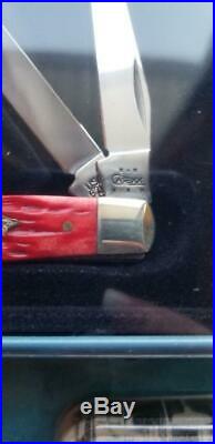 2004 Case XX 6207, Red Bone Mini Trapper Knife, In Store Packaging #cg368