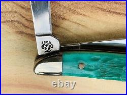 2005 CASE XX JADE BONE PEANUT KNIFE 6220 SS Store Display ARROW SHIELD Disc