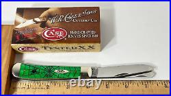 2012 Case XX 6254 SS Trapper Knife 1/500 #5 Green Spider 2 Blade #15680 SW NEW