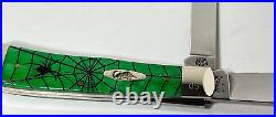 2012 Case XX 6254 SS Trapper Knife 1/500 #5 Green Spider 2 Blade #15680 SW NEW