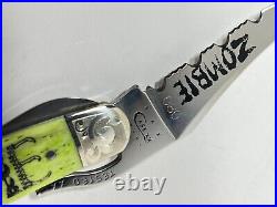 2013 Case XX 61953 LSS RussLock Zombie Knife 80/100 Worked Bolsters 1 Blade NEW