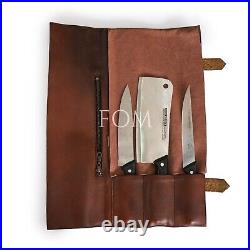 3 Pockets Chef Knife Wallet Bag Knives Roll Carry Storage Case Tool Holder