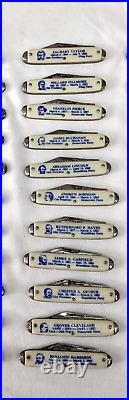 36 Vintage 1976 Bicentennial Pocket Knives Presidential Series w Store display