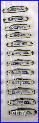 36 Vintage 1976 Bicentennial Pocket Knives Presidential Series w Store display