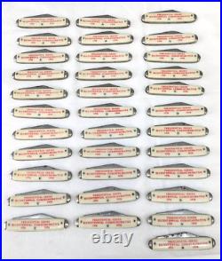 36 Vintage 1976 Bicentennial Pocket Knives Presidential Series w Store display