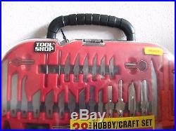 38 Piece Hobby/Craft Knife Set With Storage Carry Case Art & Craft Cutting-NIB