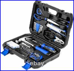49-Piece Small Home Tool Kit, General Household Repair Tool Set with Storage Case