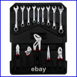 799 Piece Set Kit Trolley Repair Mechanics Hand Tool Box Organizer Storage Case