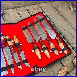 8pcs Pro Best Damascus Steel Chef/Kitchen Knife set With Storage Roll Case Bag 8pcs Pro Best Damascus Steel Chef/Kitchen Knife set With Storage Roll Case Bag