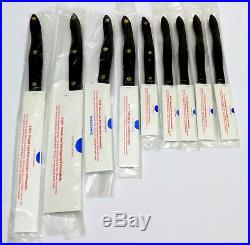 9 CUTCO Knives Knife BLACK HANDLES Set NEW NEVER OPENED With Storage Cases