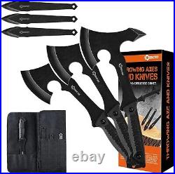 ANTARCTICA Throwing Axes and Throwing Knives Set 3 Pack 11 Full Tang Stainless ANTARCTICA Throwing Axes and Throwing Knives Set 3 Pack 11 Full Tang Stainless
