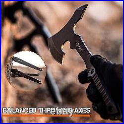 ANTARCTICA Throwing Axes and Throwing Knives Set 3 Pack 11 Full Tang Stainless ANTARCTICA Throwing Axes and Throwing Knives Set 3 Pack 11 Full Tang Stainless