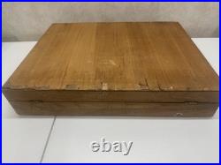 Amazing Full Service for 12 Thailand Plated Cutlery -Wooden Carry Case Amazing Full Service for 12 Thailand Plated Cutlery -Wooden Carry Case
