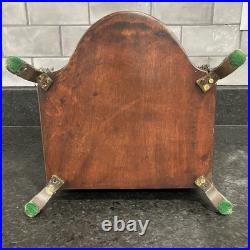 Antique English Georgian Era Mahogany Knife Box- Shows Age And Screws Replaced