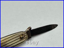 Antique Miller Bros. 10K Yellow Gold Gentleman's Pocket Knife