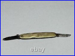 Antique Miller Bros. 10K Yellow Gold Gentleman's Pocket Knife