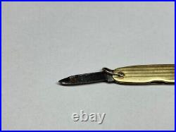 Antique Miller Bros. 10K Yellow Gold Gentleman's Pocket Knife