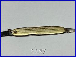 Antique Miller Bros. 10K Yellow Gold Gentleman's Pocket Knife