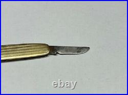Antique Miller Bros. 10K Yellow Gold Gentleman's Pocket Knife