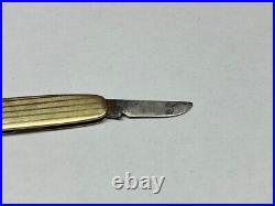 Antique Miller Bros. 10K Yellow Gold Gentleman's Pocket Knife
