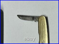 Antique Miller Bros. 10K Yellow Gold Gentleman's Pocket Knife