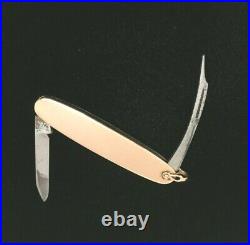 Antique Miller Bros. 14K Yellow Gold Gentleman's Pocket Knife