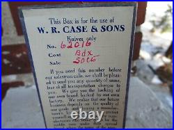Antique W. R. Case & Sons Cutlery Co Bradford Pa Pocket Knife Store Display Box