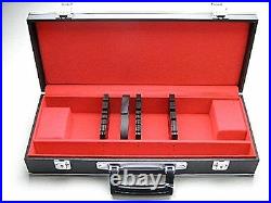 Attache Case for Kitchen Knives Storage Case Japan 6 Slots With Key Carry Case