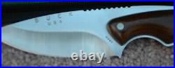 BUCK USA #694T Alpha Hunter Sheath Knife 2003 Used with camo storage case