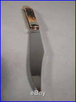 Beautiful 2002 Case 61048 Ss Slimline Trapper Folding Knife With Storage Box