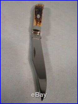 Beautiful 2002 Case 61048 Ss Slimline Trapper Folding Knife With Storage Box
