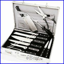 BergHOFF Knife Set Stainless Steel Blade with Aluminum Storage Case (12-Piece)