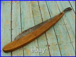 Big Antique Store Advertising Display Folding Straight Razor Clasp Knife Knives