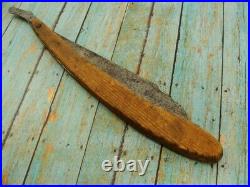 Big Antique Store Advertising Display Folding Straight Razor Clasp Knife Knives